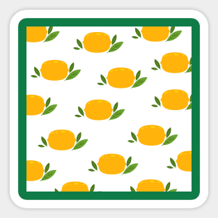 Lemon pattern Sticker